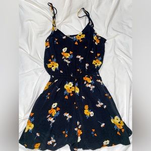 Floral pattern romper